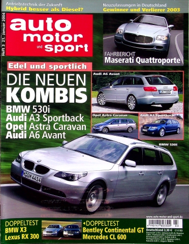 Deckblatt Auto Motor und Sport (03/2004)